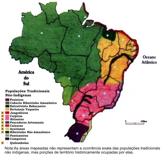 Clique na Legenda para saber mais sobre as Popula&ccedil;&otilde;es