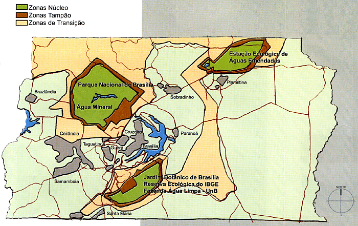 Área da Reserva da Biosfera do Cerrado