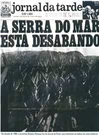 Deslizamento da Serra do Mar em 1985