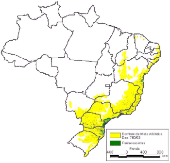 Domínio Mata Atlântica e Remanescentes